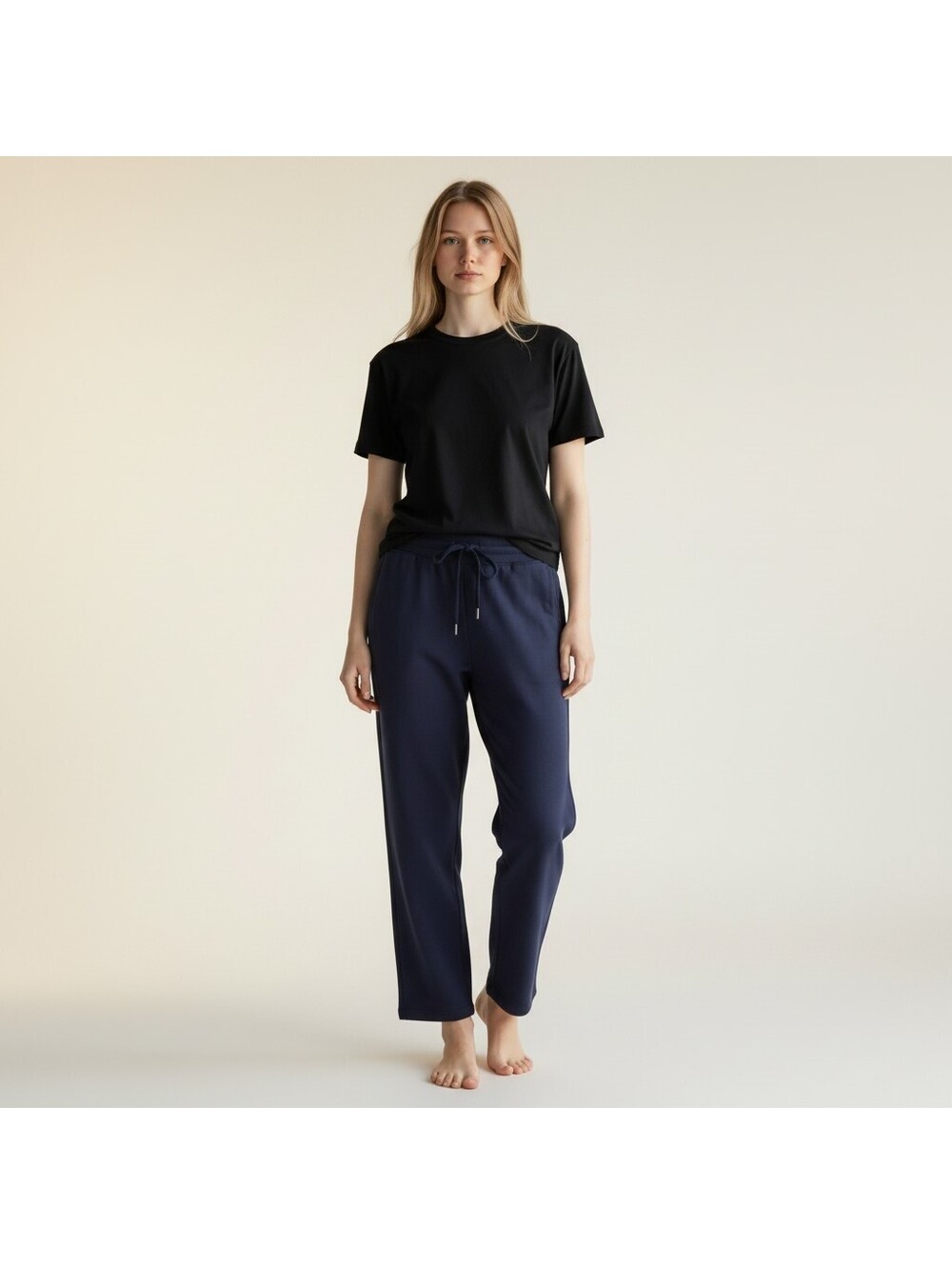 Tek Gear Activewear Track Pants Women PL Petite Blue Drawstring Stretch Gym